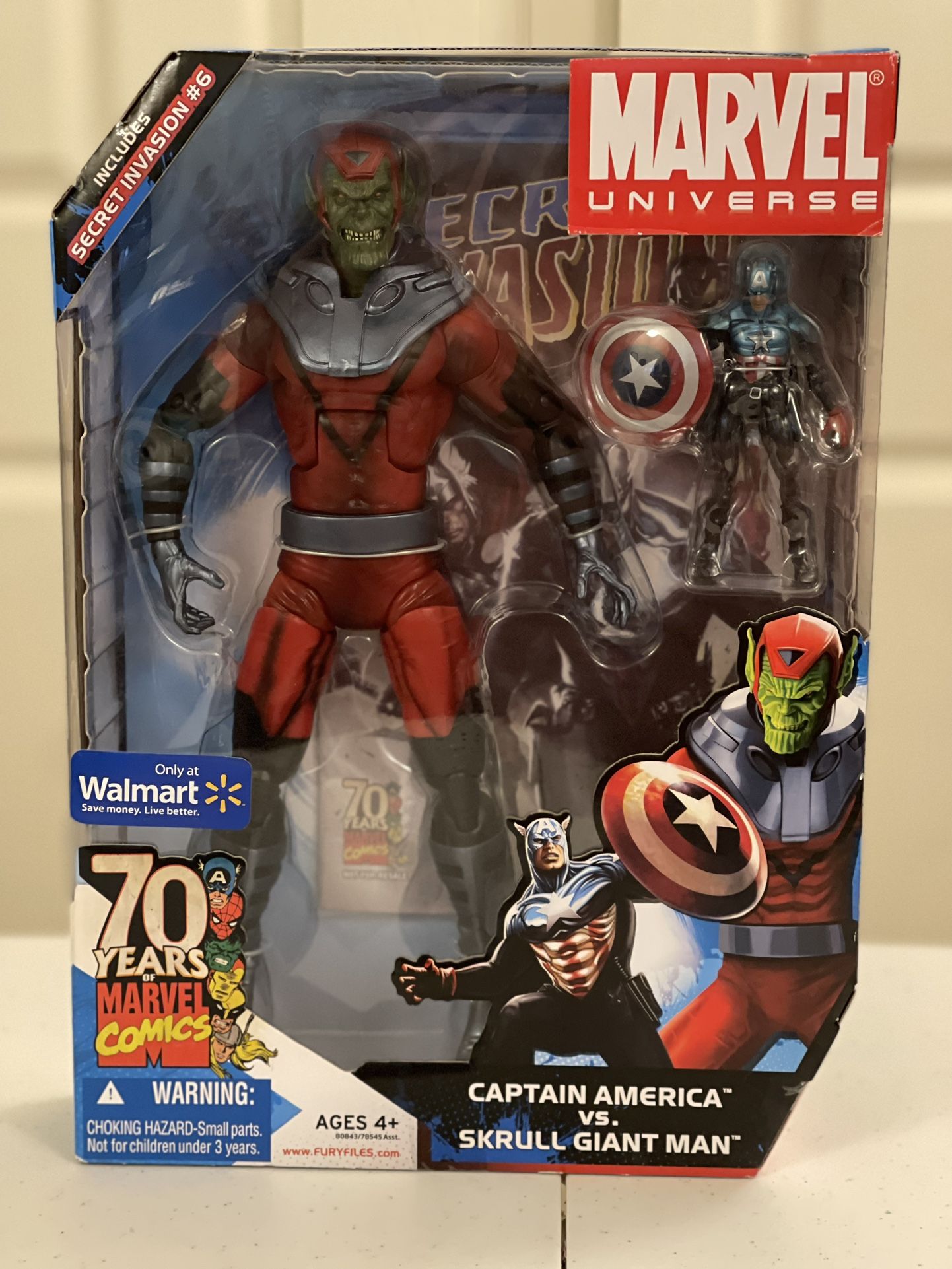 Hasbro Marvel Universe Captain America VS. Skull Giant Man