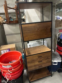 Create and barrel book shelf