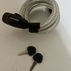 Schwinn 6' x 12mm Key Cable Lock