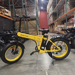 Folding electric bicycle