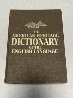 Vintage 1971 American Heritage Dictionary