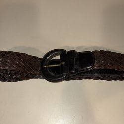 Price Drop - Women’s Large Coach Deep Brown Leather Belt