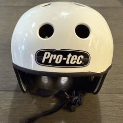 Pro-Tec Full-Cut Skate/Bike Helmet - Medium/Large (White) 