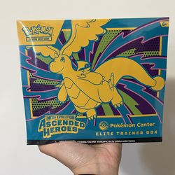 2026 pokemon Mega evolution Ascended Heroes Pokemon Center Elite Trainer Box