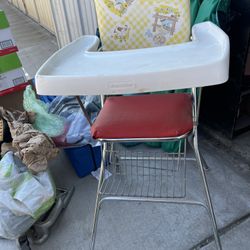 Vintage 50s-60s Baby high Chair 