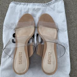 Schutz Block Heel Sandals