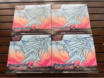 Pokemon Chaos Rising Pokemon Center ETB x4 Sealed