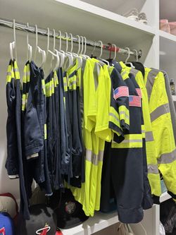 LOT OF FRC UNIFORMS