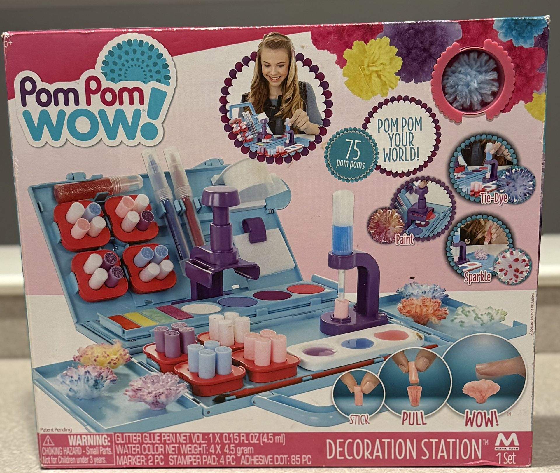 Pom-Pom WOW Decoration Station Craft Kit - NEW & Sealed (MGA)