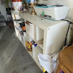 White Console , Shelf.. 