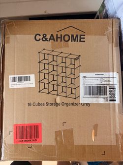 16 Cube Storage Organizer stand. Grey
