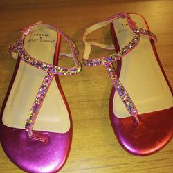 Torrid -Betsey Johnson Jeweled Sandals Sz 8w