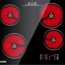 KAXKING 4-Burner Electric Cooktop - Brand New in Box