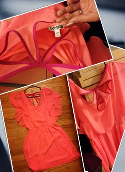 Bright Coral Express Dress!