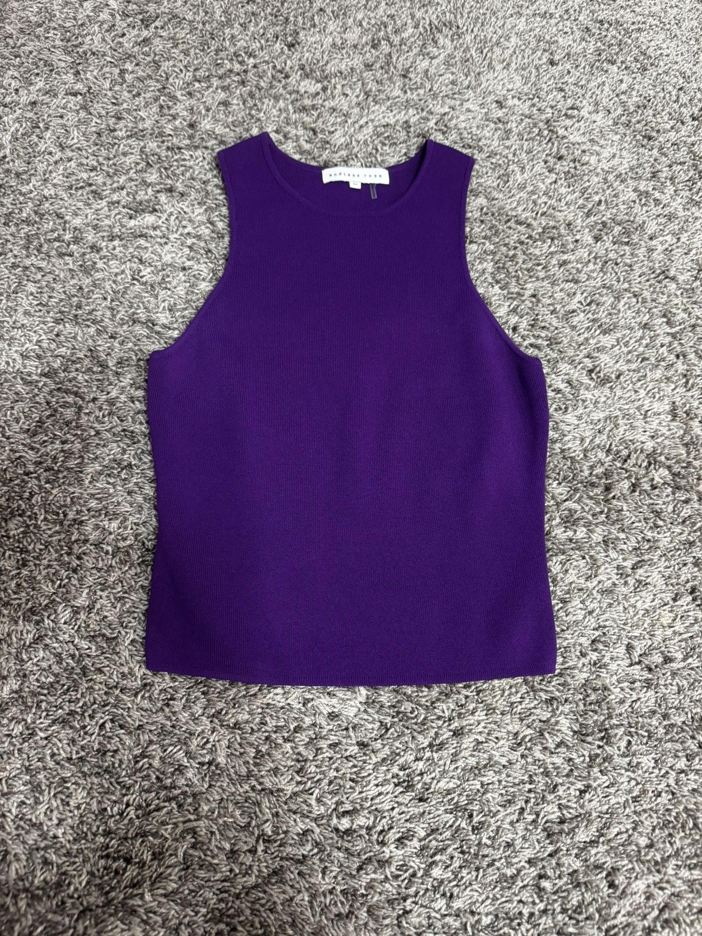 Endless Rose Purple Tank Top Size XS