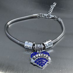 New beats bracelet “believe “