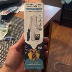 Dog toothbrush, and dental gel