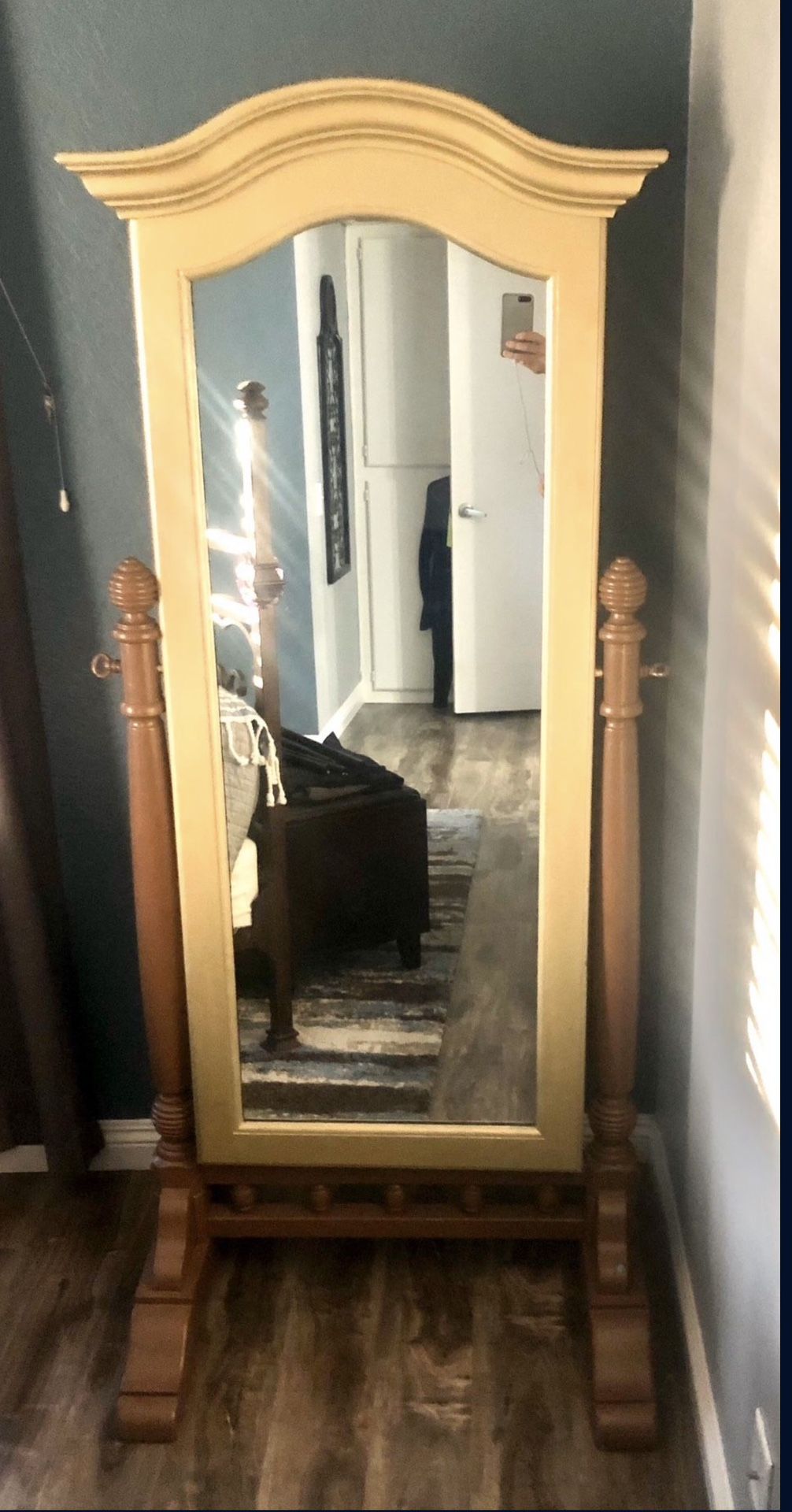 Antique Full Length Standing Mirror