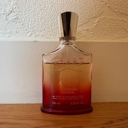 CREED ORIGINAL SANTAL EAU DE PARFUM 3.33 FL OZ ABOUT 80% FULL