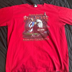 red Harley Davidson shirt XL