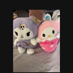 Kuromi And My Melody Plushies