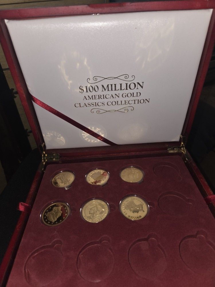 24k Gold Plated Coins 