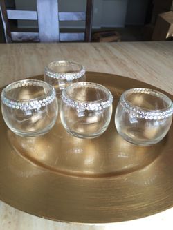 Libbey glass 1965 4.75 oz candle holders