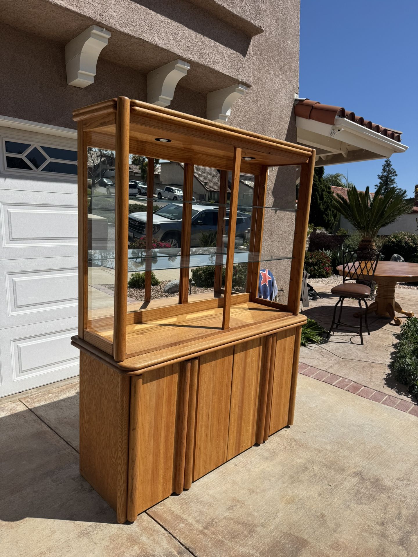Oak Hutch