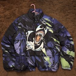 Marvel Venom Puffer Jacket Brand New