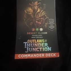 Magic the Gathering Outlaws of Thunder Junction Commander Deck - Desert Bloom
