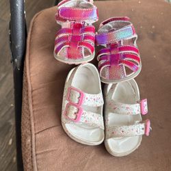 Infant Sandals Size 3-4 Like New