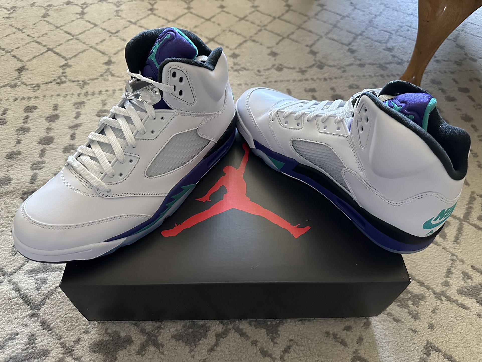 air jordan 5 retro grape 2025 size 13