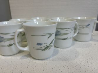 Assortment Of Corning Tea Cups Used From Early 90s