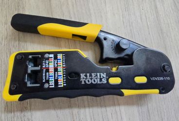 Klein Tools VDV226-110 Pass Thru Modular Wire Crimper