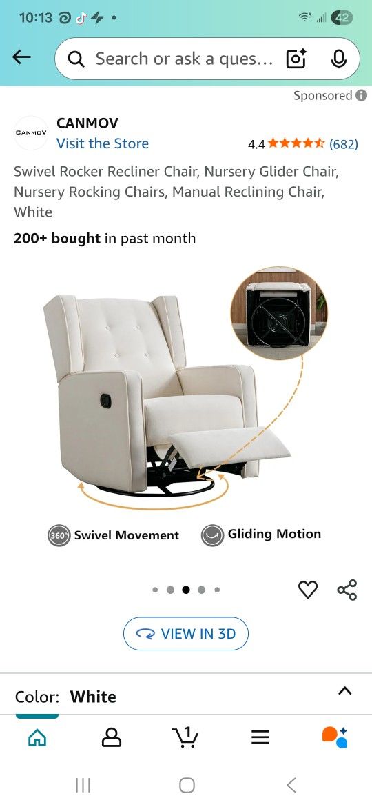 Comfortable Chair That Glides