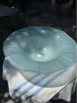 Kholer Eden Bath Free-Form Glass Vessel Sink