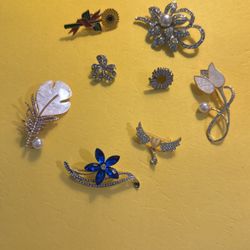 New Jewelry Eight Beautiful New Brooches