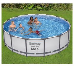 15' x 48" Prismatic Stone Above Ground Pool Set, New in Box 