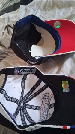 Patriots 2008 and Patriots 2004 Conference champ hats