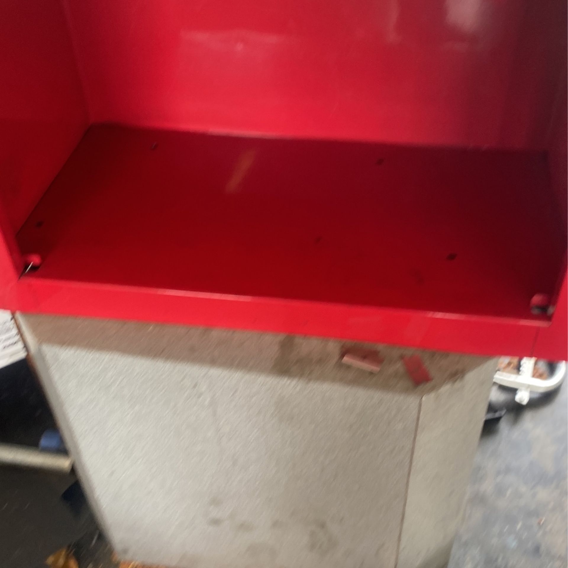 Tool Box Only Top Locks And It Has One Key
