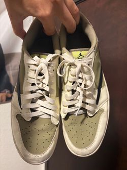 Air Jordan 1 Low Golf Travis Scott Neutral Olive