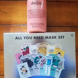 New Beauty Gift Lot At Home Spa Day Tonymoly face Masks & Philosophy Melon Daiquiri Bath Shower Gel Gift
