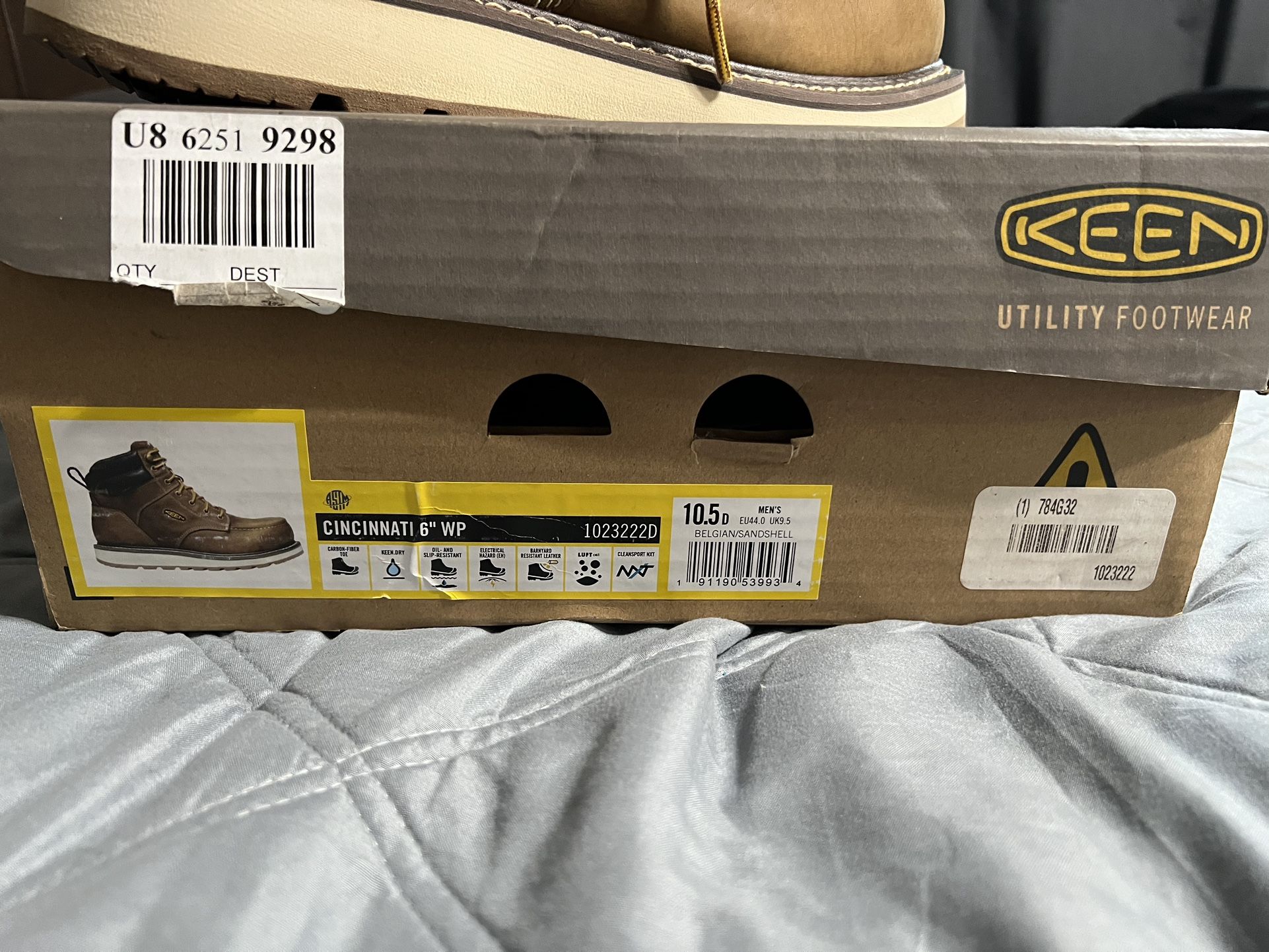 KEEN steel Toe Boots