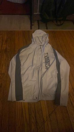 White under amour wind breaker Jacket