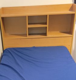 Twin bookcase bed frame
