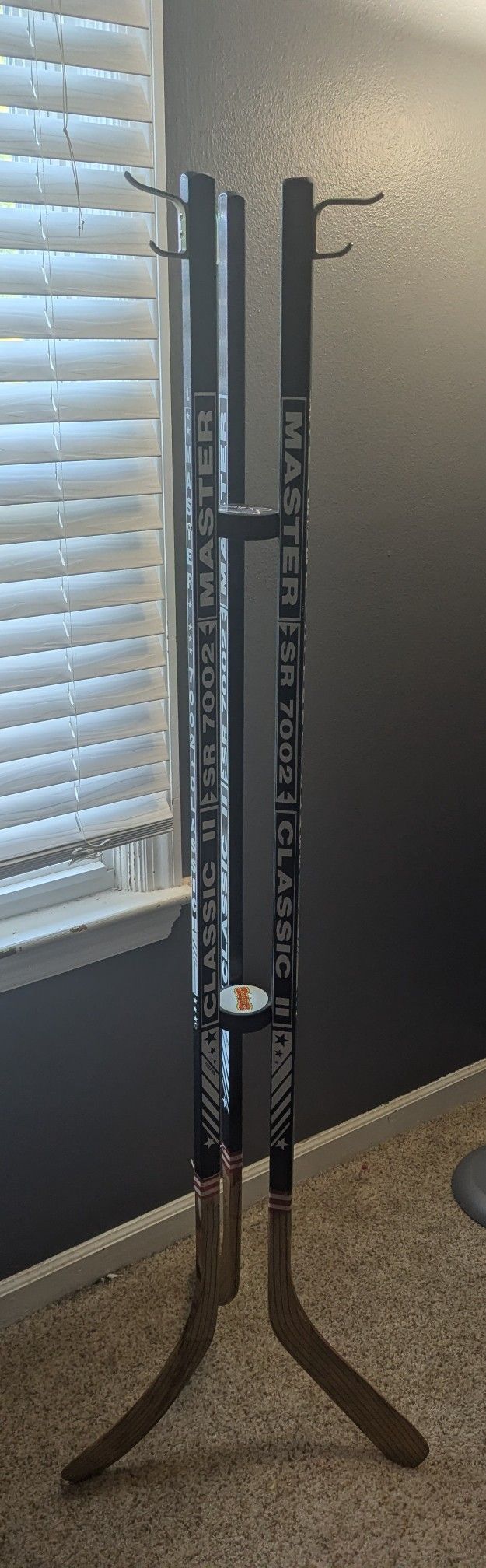 Hockey Stick Coat Rack