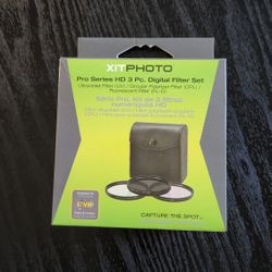 Xit Photo 67mm Filter Set UV CPL FL-D with Case