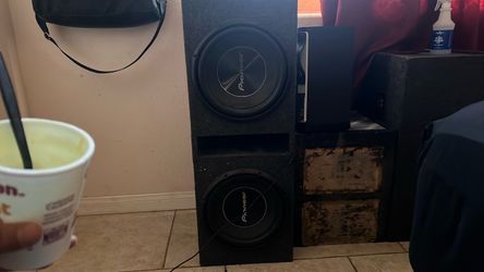 Pioneer Dual Subwoofer Speaker Box 12’