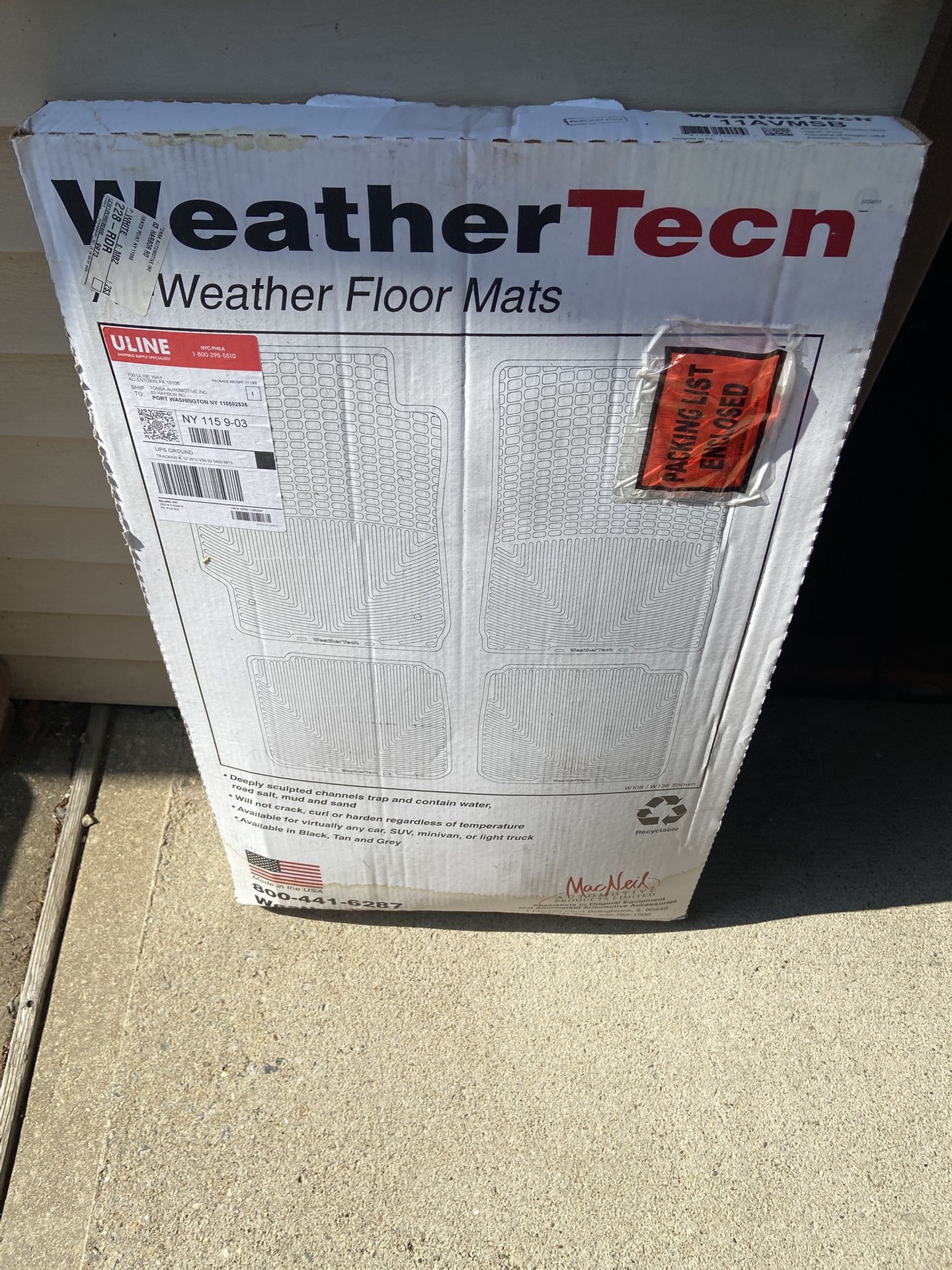 Weather Tech Floor Mats