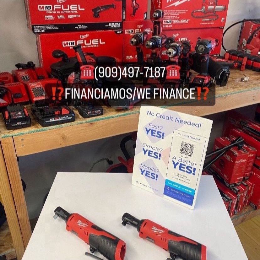 Milwaukee M12 12V Lithium-Ion Cordless 3/8 in. Ratchet (Tool-Only)(EACH)**(FINANCIAMOS/WE FINANCE)**